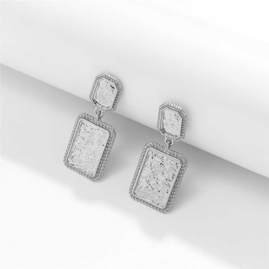 Square Drop Earrings