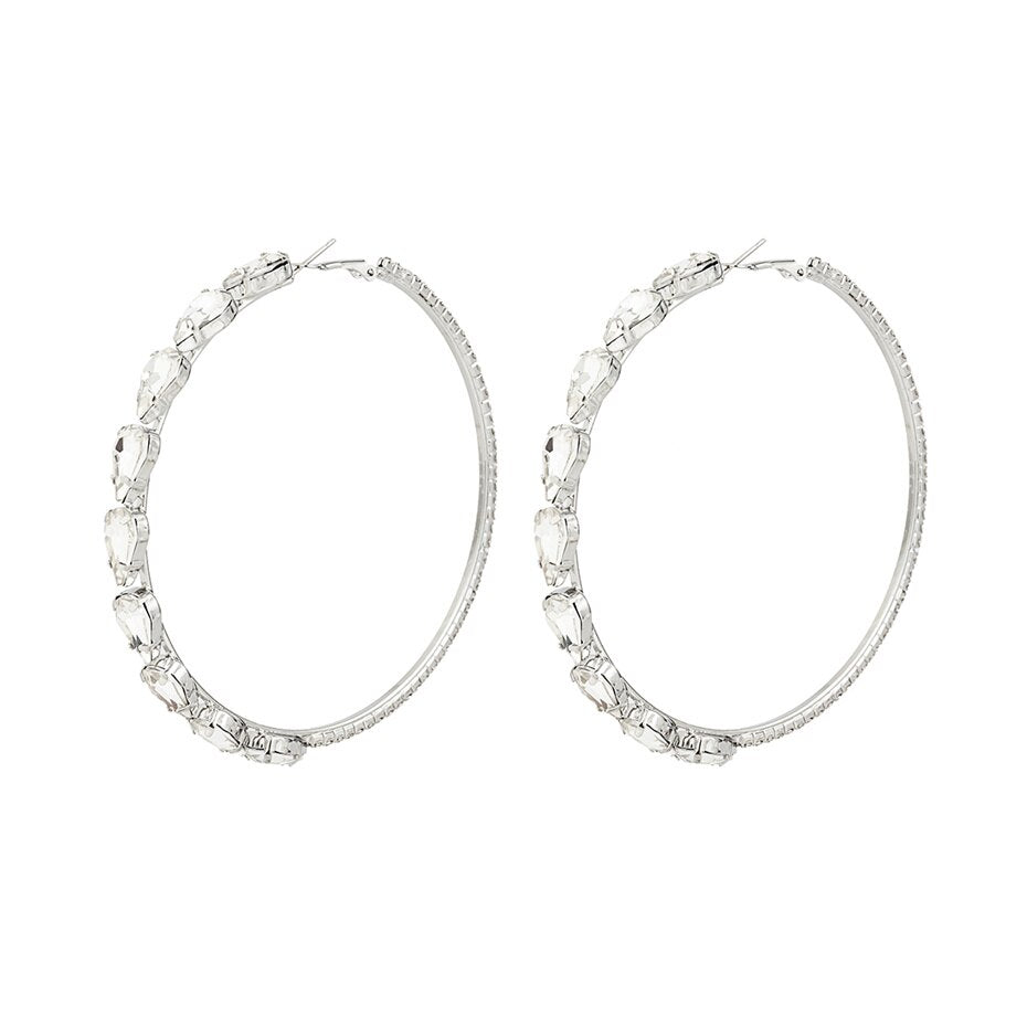 Shiny Circle Hoop Earrings