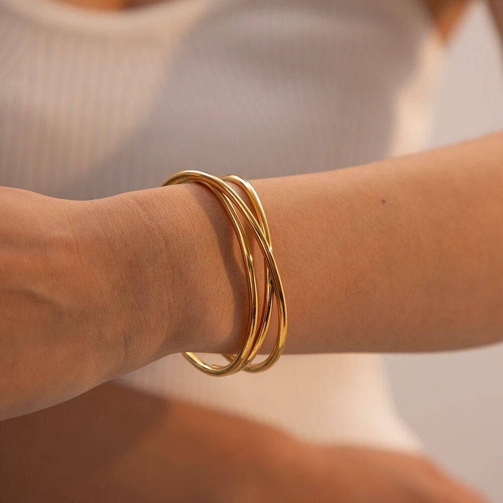 Cuff Gold Bracelet
