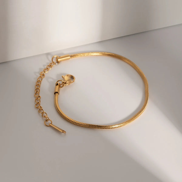 Snake Chain Gold Bracelet