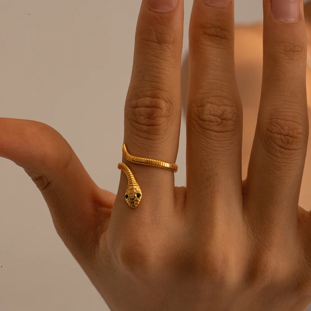 Snake Gold Women's Ring