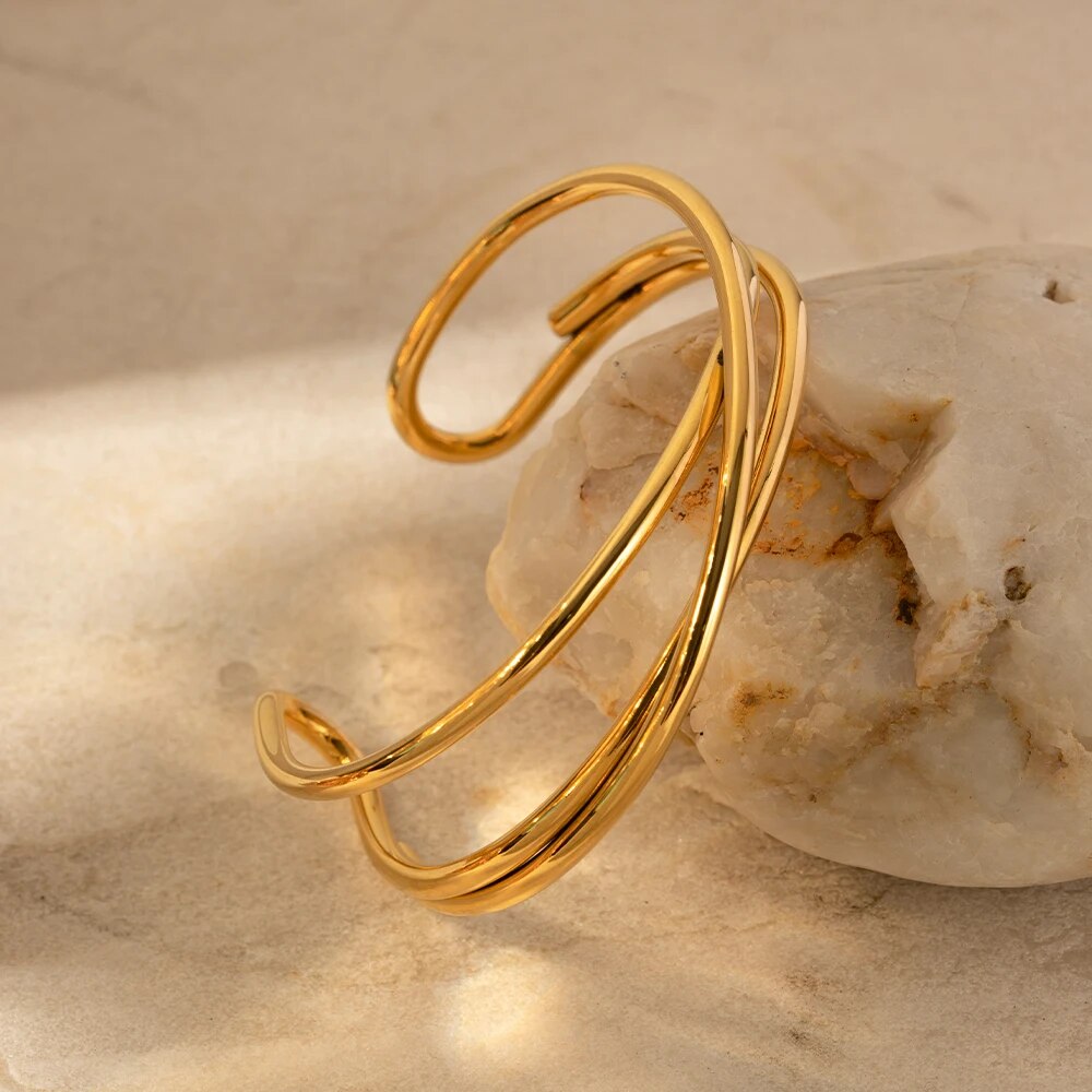 Cuff Gold Bracelet