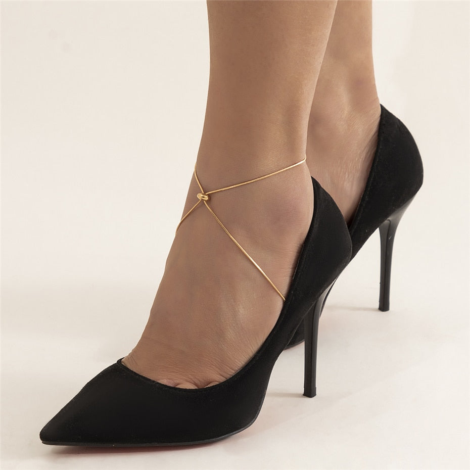 Vintage Adjustable Chain Anklet