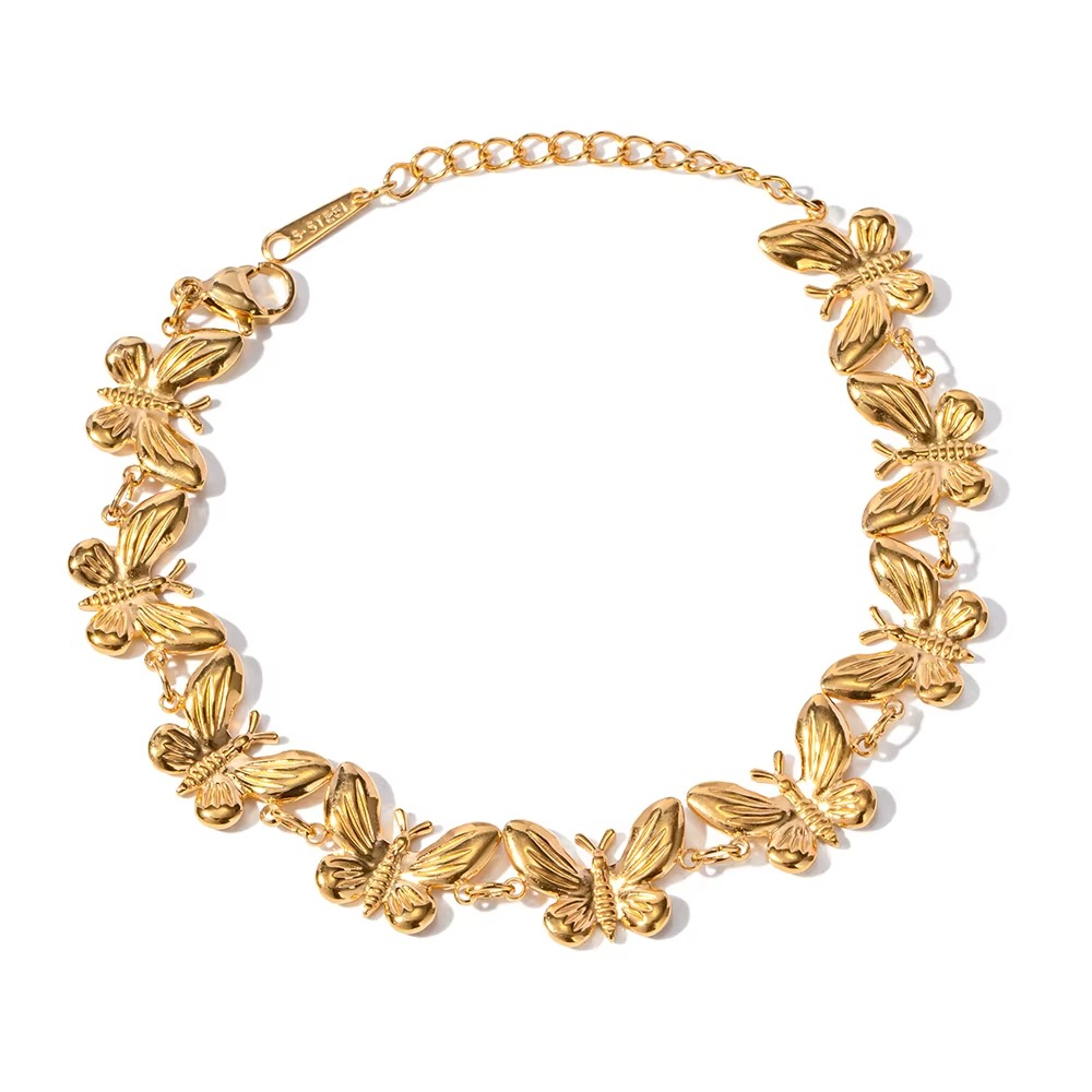 Gold Butterfly Bracelet