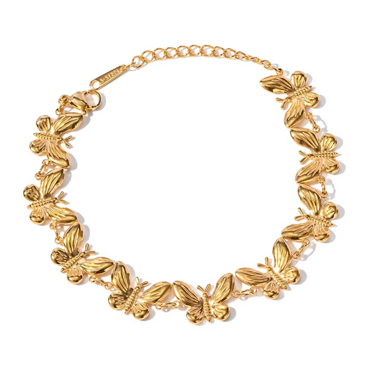 Gold Butterfly Bracelet