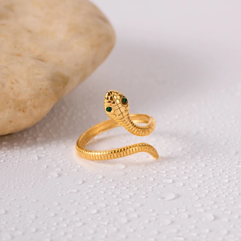 Snake Gold Women's Ring
