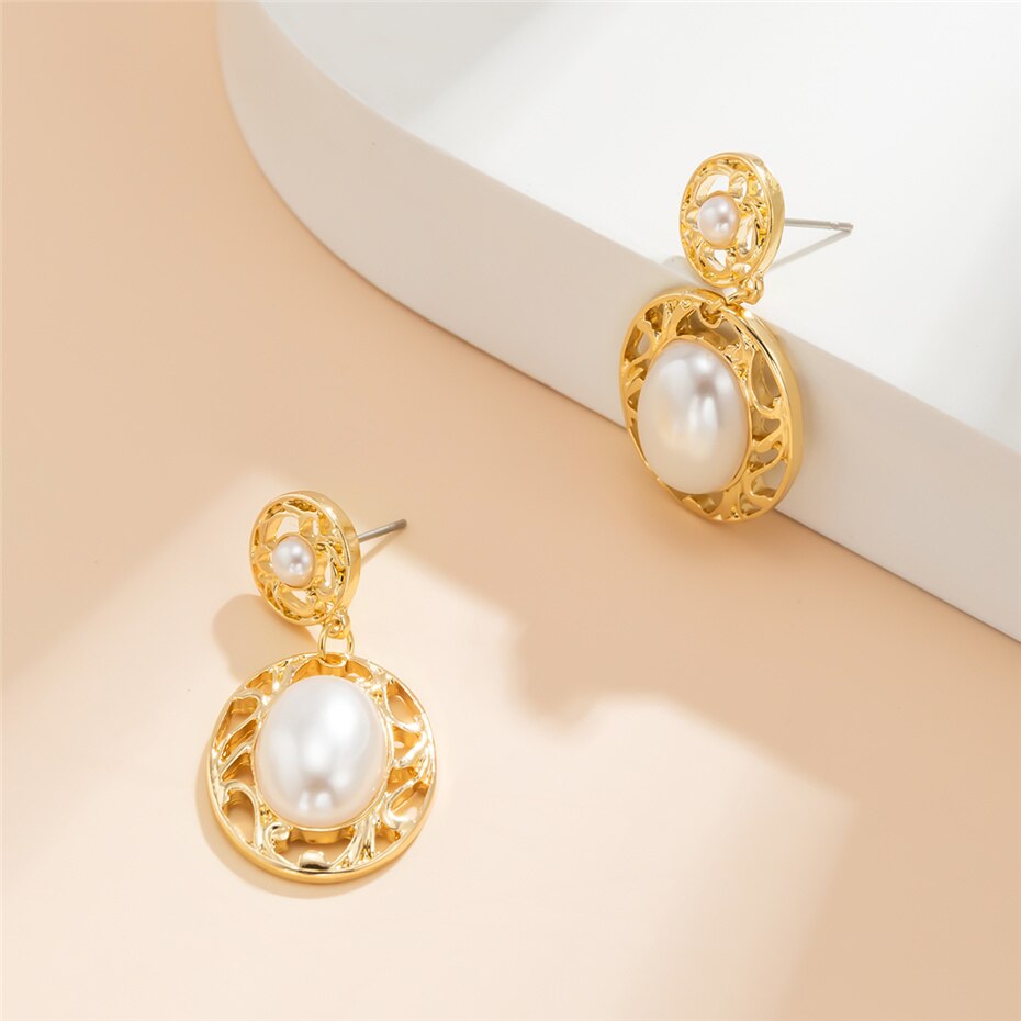 Pearl Drop Earrings for women