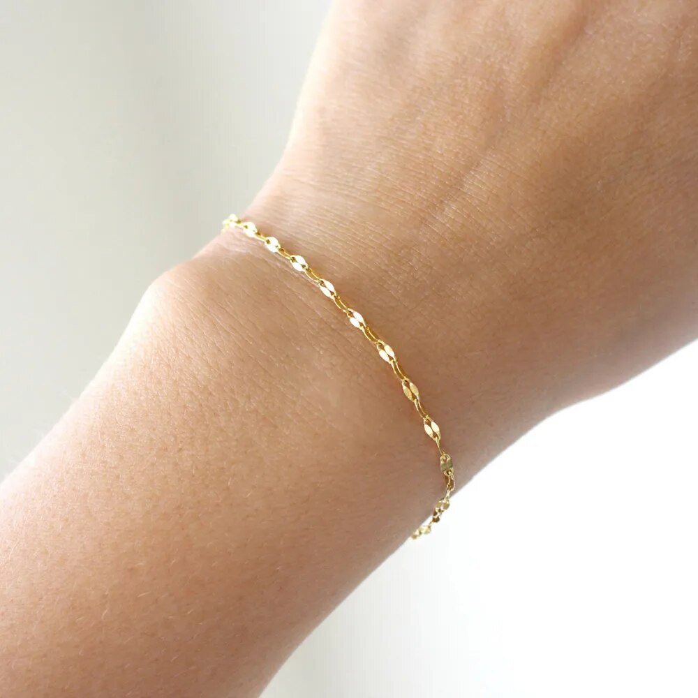 Gold Chain Bracelets