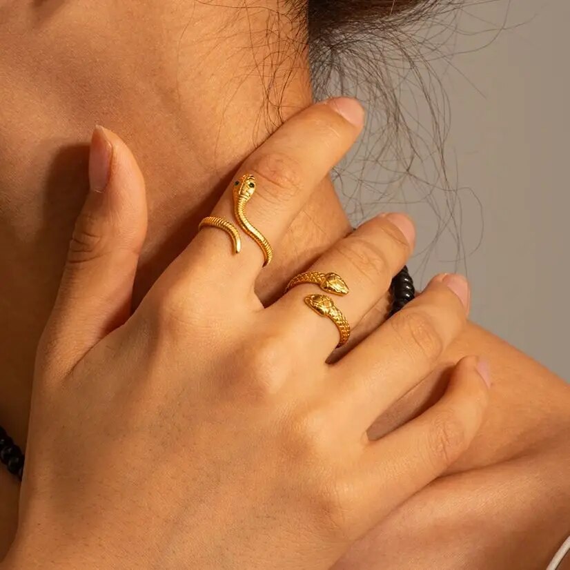 Snake Gold Women's Ring