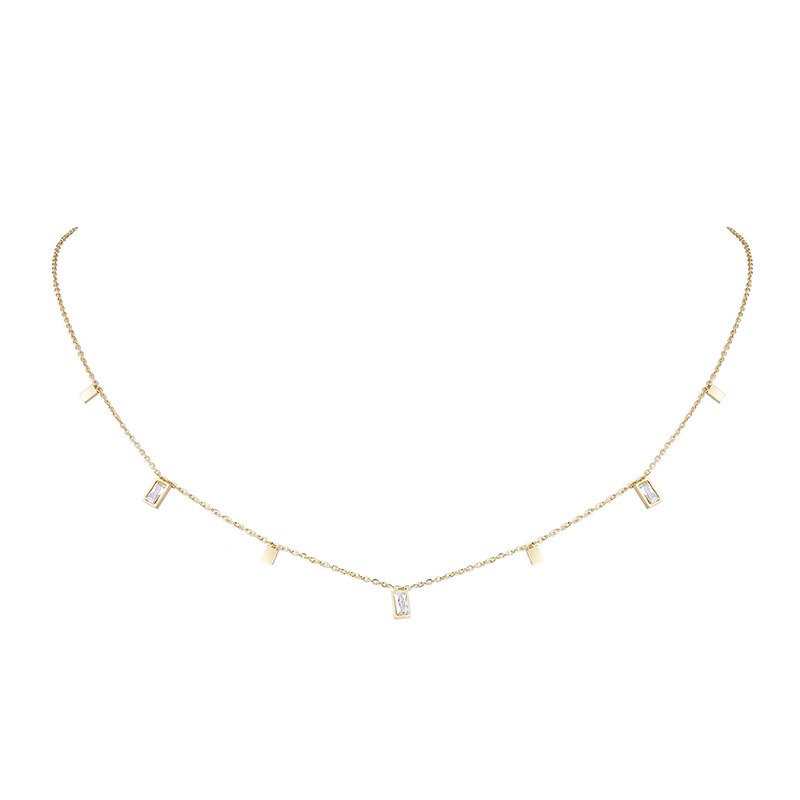 Teardrop Gold Necklace