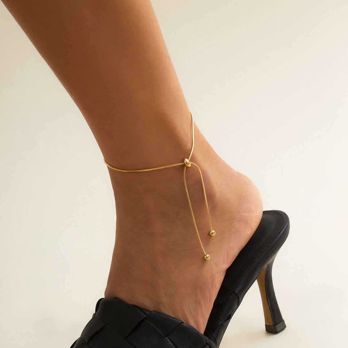 Vintage Adjustable Chain Anklet