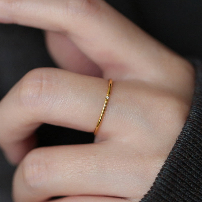 Thin Finger Ring