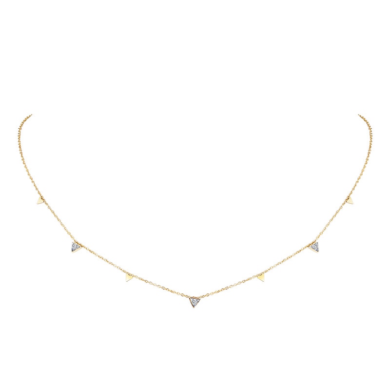 Teardrop Gold Necklace