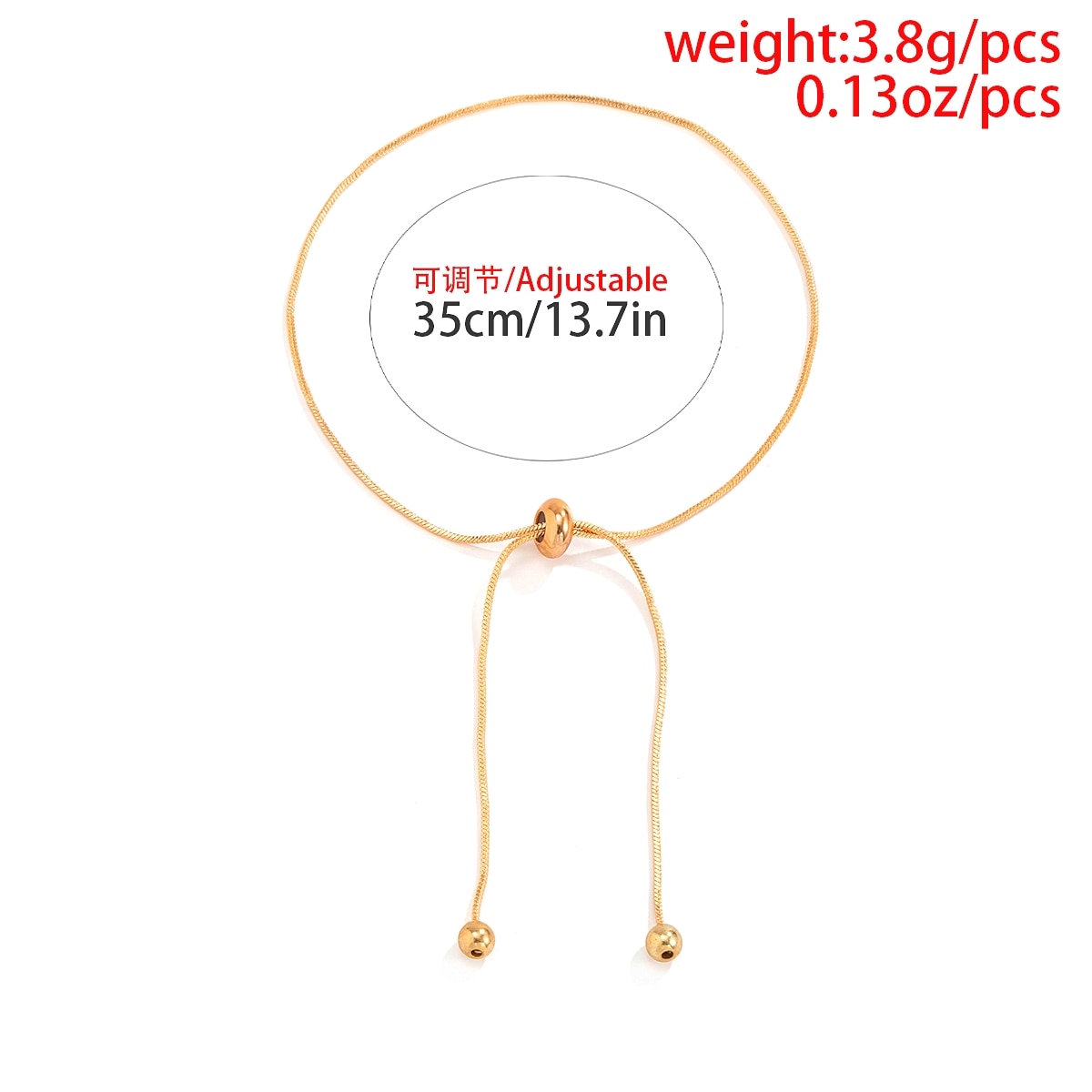 Vintage Adjustable Chain Anklet