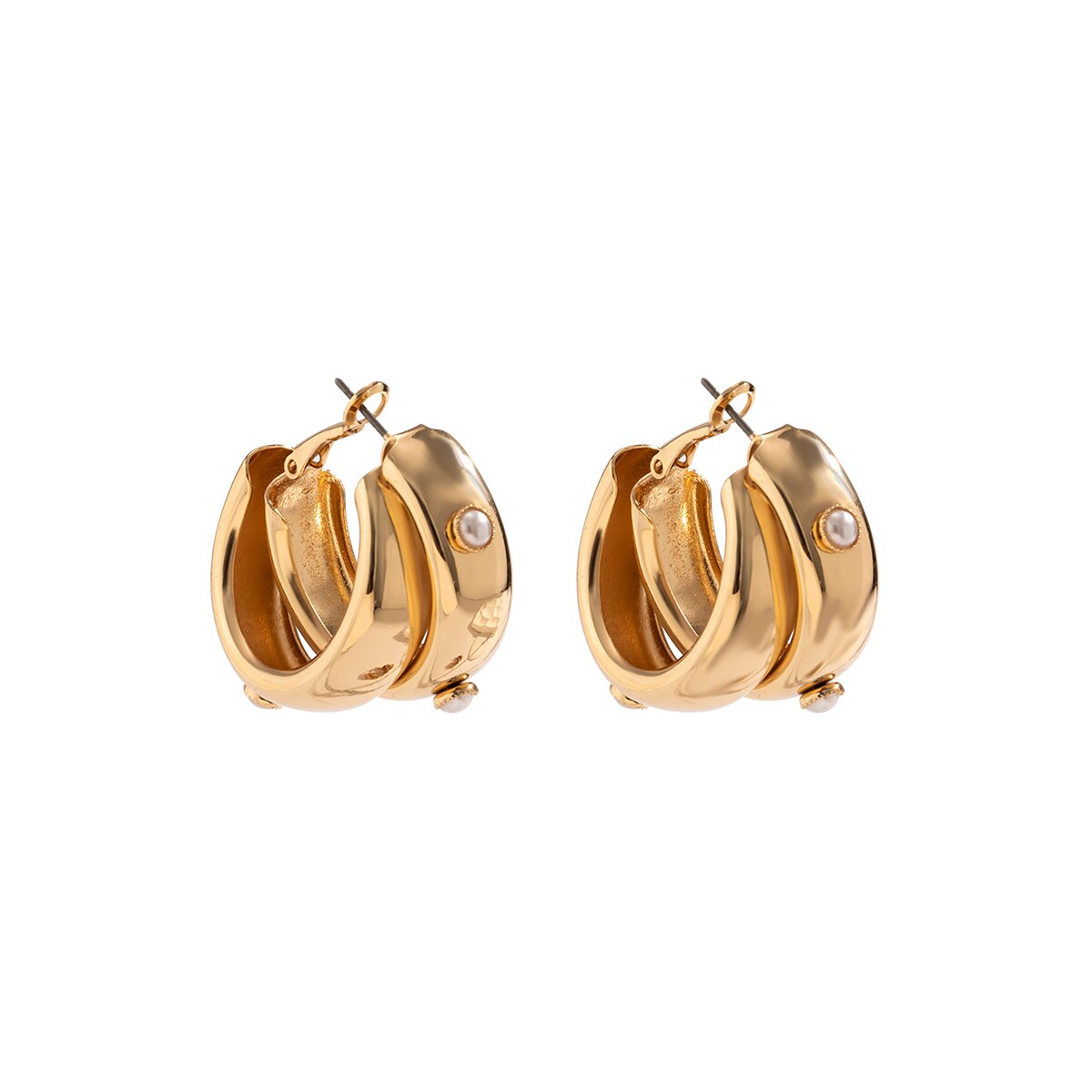 Gold Hoop Earrings