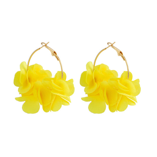 Flower earrings for women