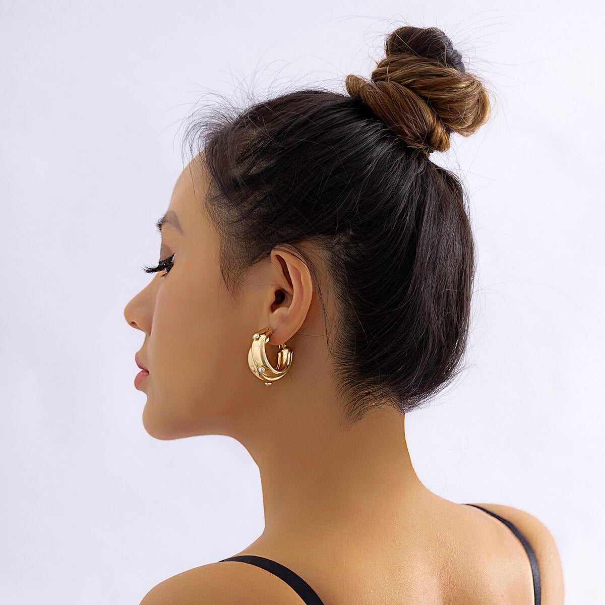 Gold Hoop Earrings
