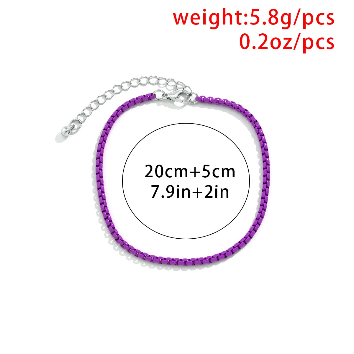 Summer Beach Thin Chain Anklet Bracelet