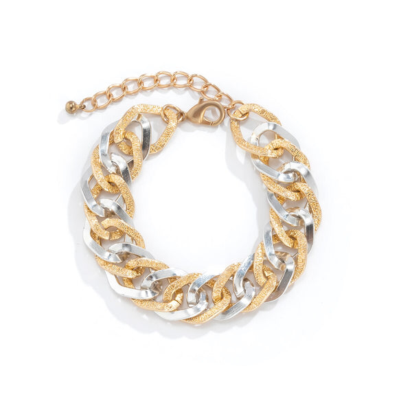Twisted Chain Gold Bracelet