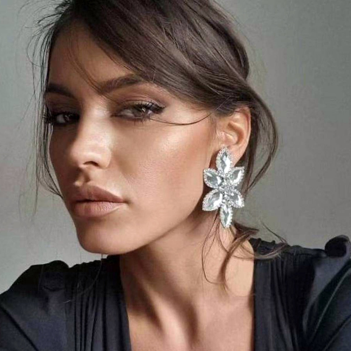 Flower Shaped Lady Earrings