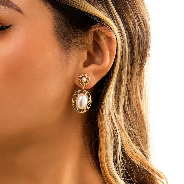 Pearl Drop Earrings for women