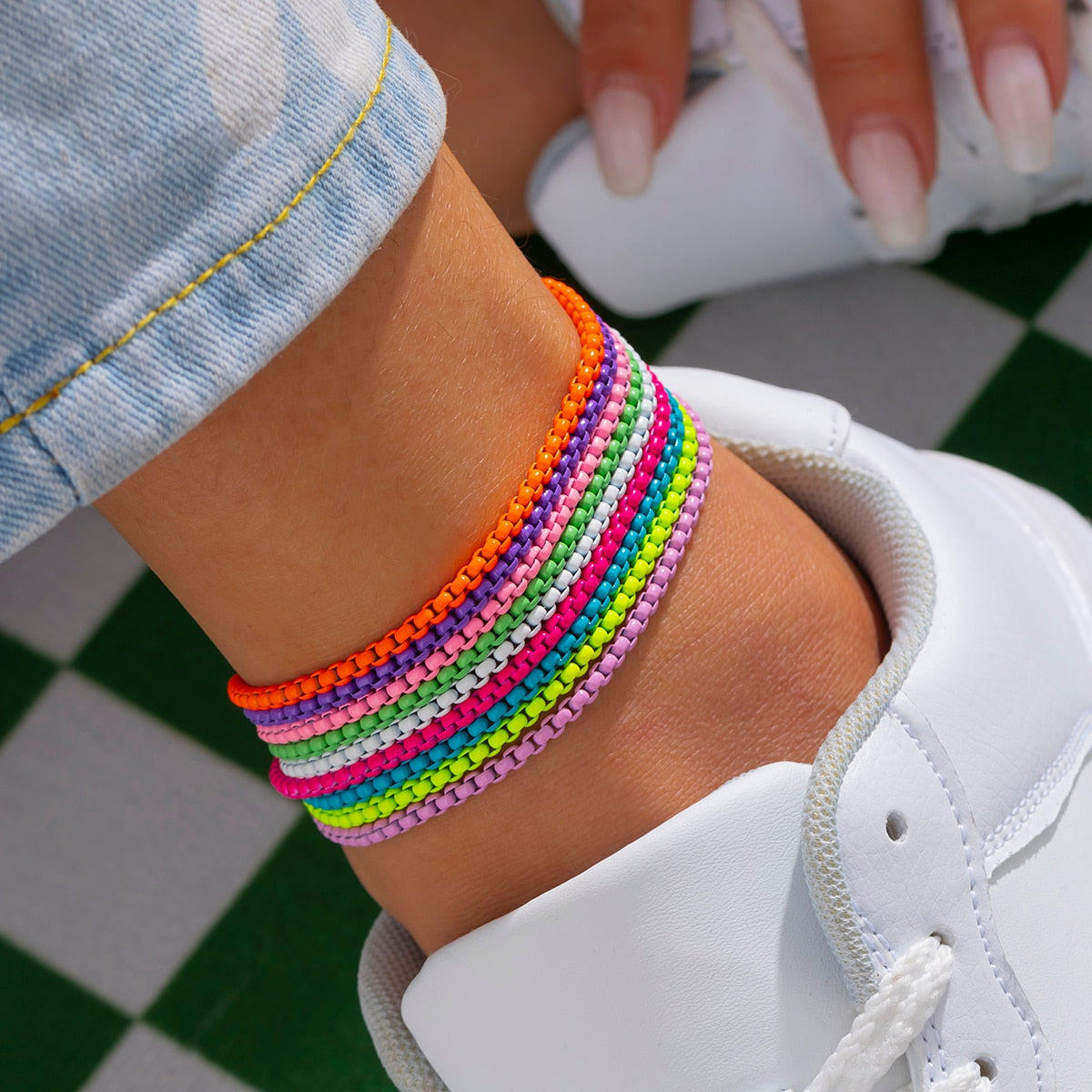 Summer Beach Thin Chain Anklet Bracelet