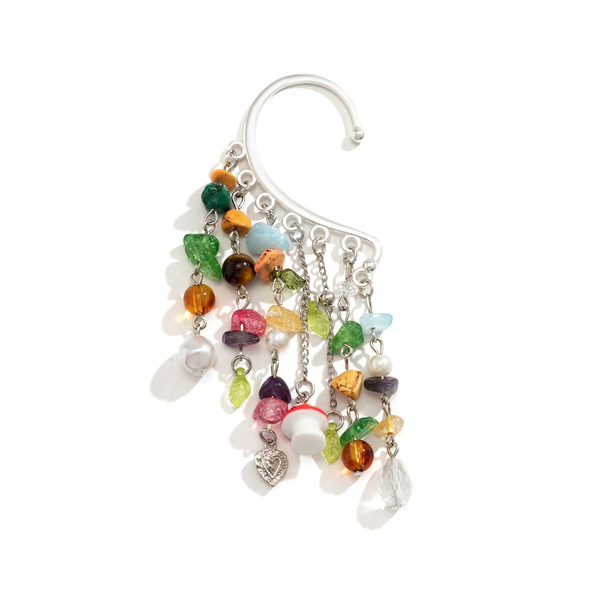 Natural Stone Pendant Earrings