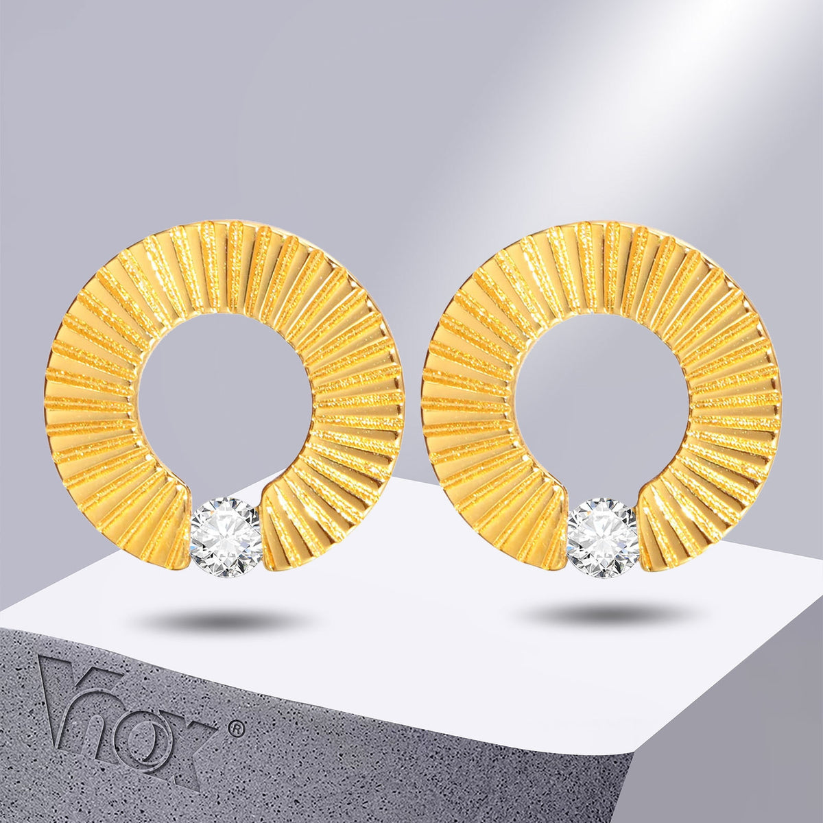 Adina Gold Stud Earrings