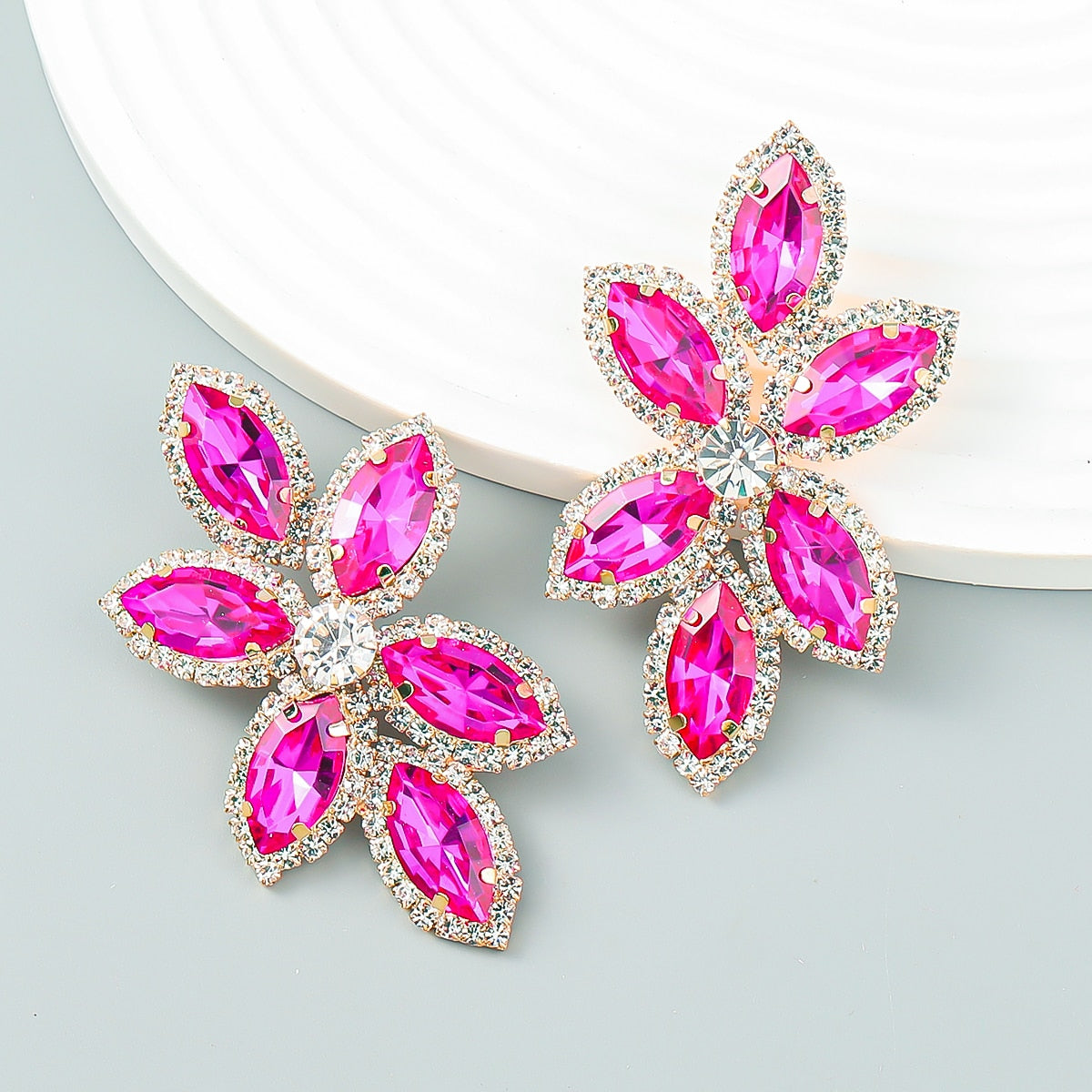 Flower Shaped Lady Earrings