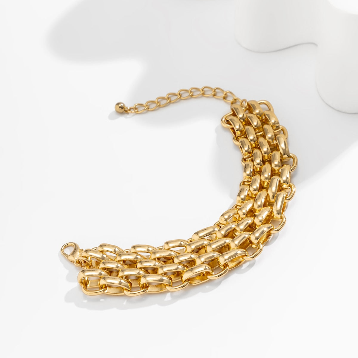 Heavy Chain Gold Bracelet