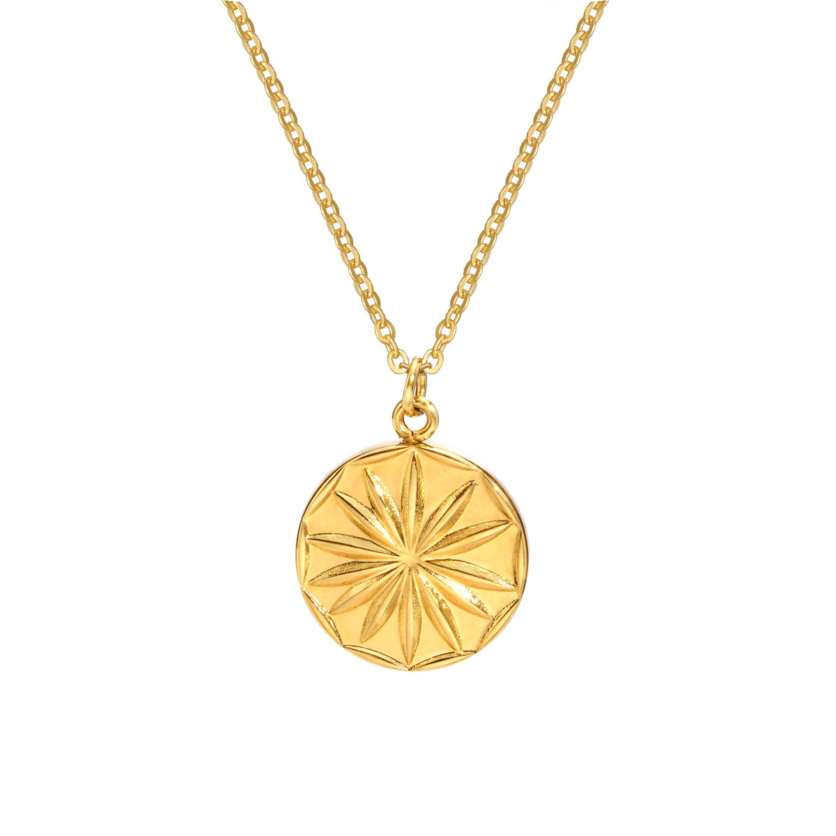Flower Gold Necklace