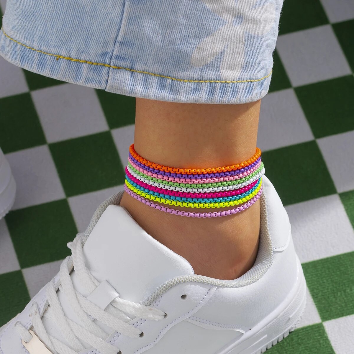 Summer Beach Thin Chain Anklet Bracelet