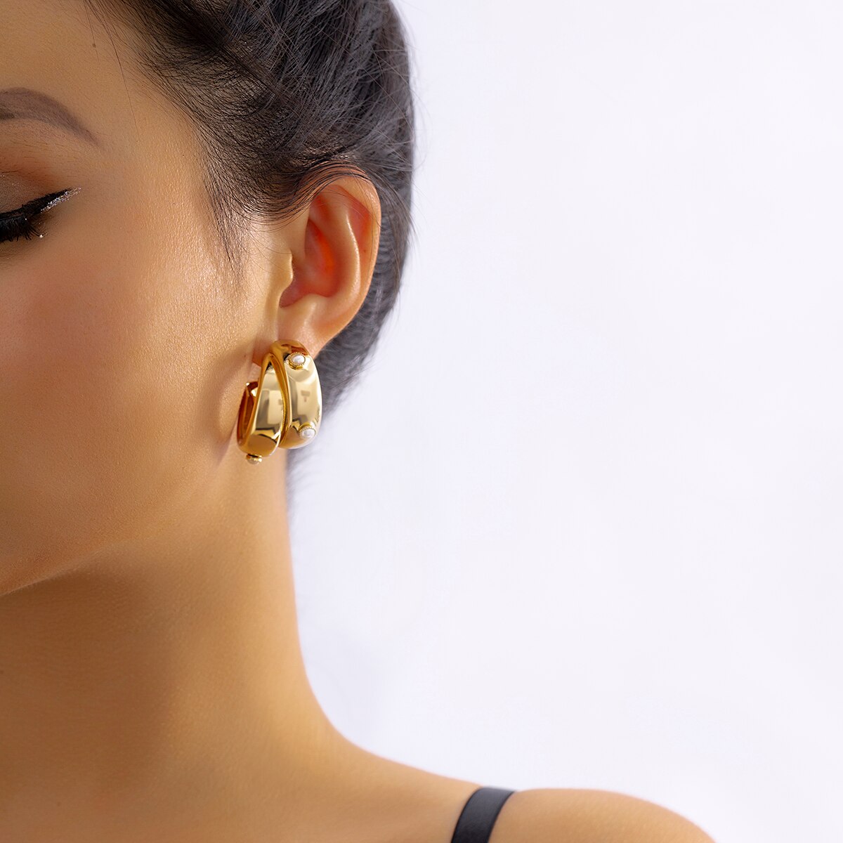 Gold Hoop Earrings