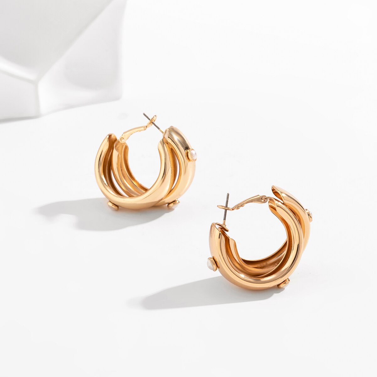 Gold Hoop Earrings
